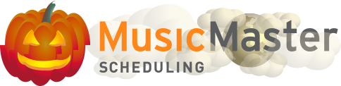 Happy Halloween! MusicMaster Scheduling